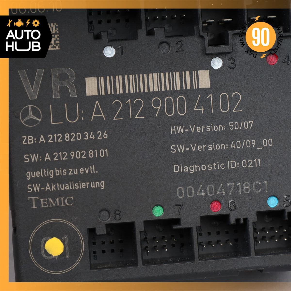 08-12 Mercedes W204 C300 GLK350 E350 Front Right Side Door Control Module OEM - photo 7