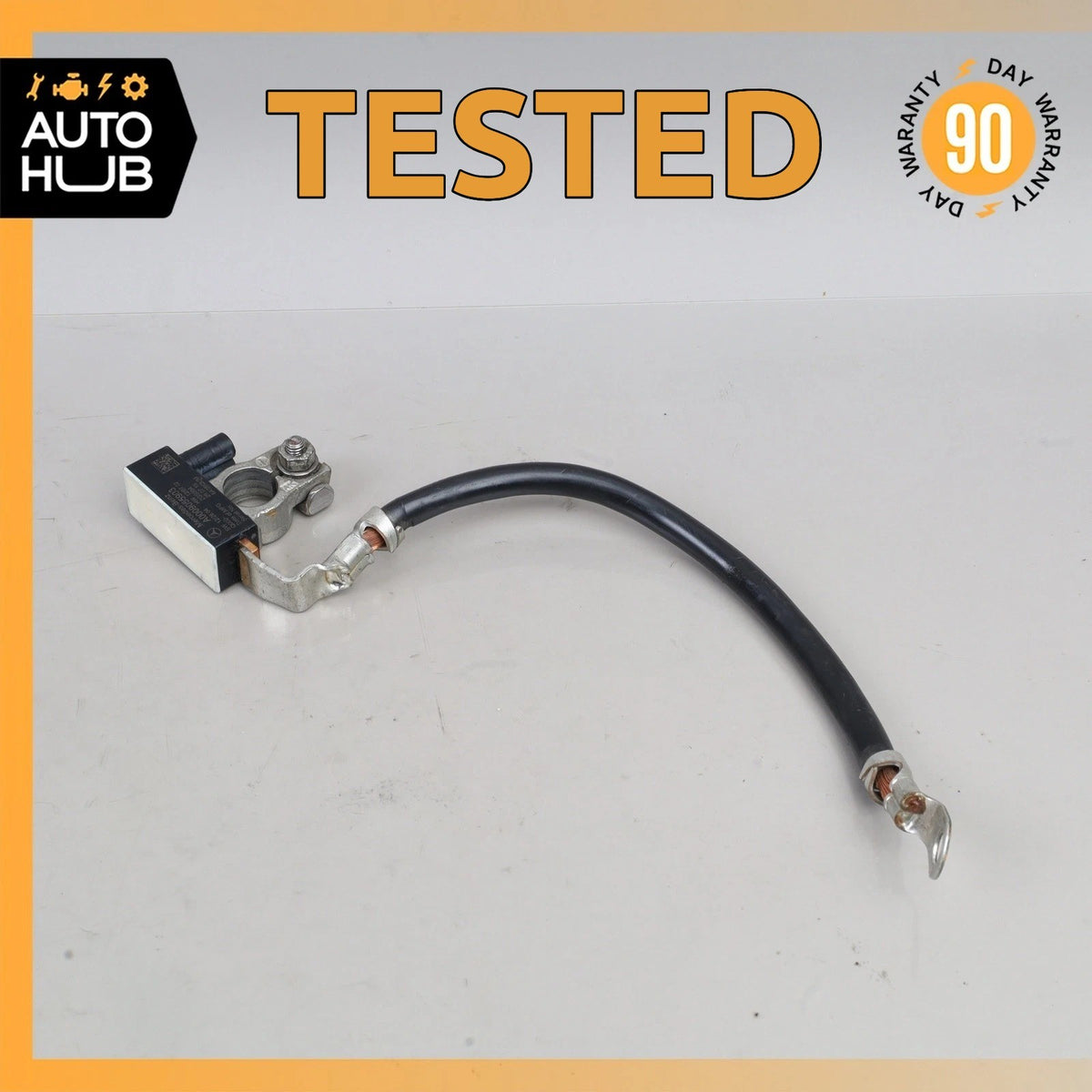 Mercedes W205 C63 AMG Negative Battery Terminal Cable Wire OEM - photo 1
