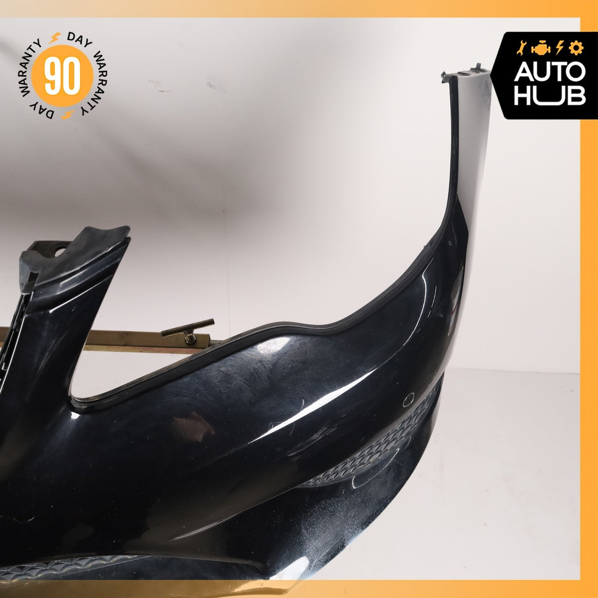 14-17 Mercedes W207 E350 E550 Base Front Bumper Cover Assembly Black OEM - photo 12