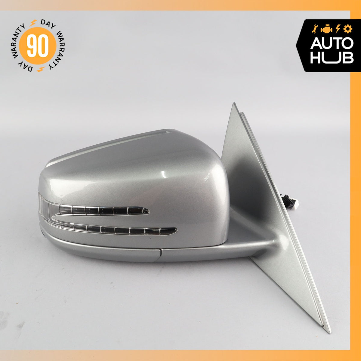 10-13 Mercedes W221 S550 S400 Right Side Rear View Door Mirror w/Blind Spot OEM - photo 7