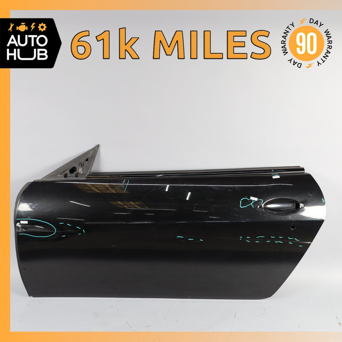 08-14 Maserati GranTurismo M145 Left Side Door Shell Frame Panel Black OEM 61k - photo 1