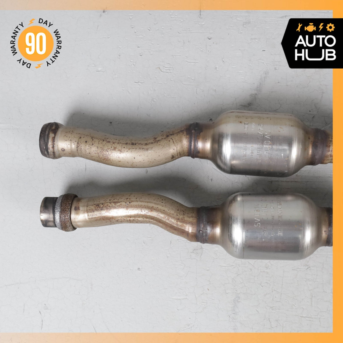 Mercedes W207 E350 C350 RWD Engine Exhaust Downpipe Left & Right Side Set OEM - photo 4