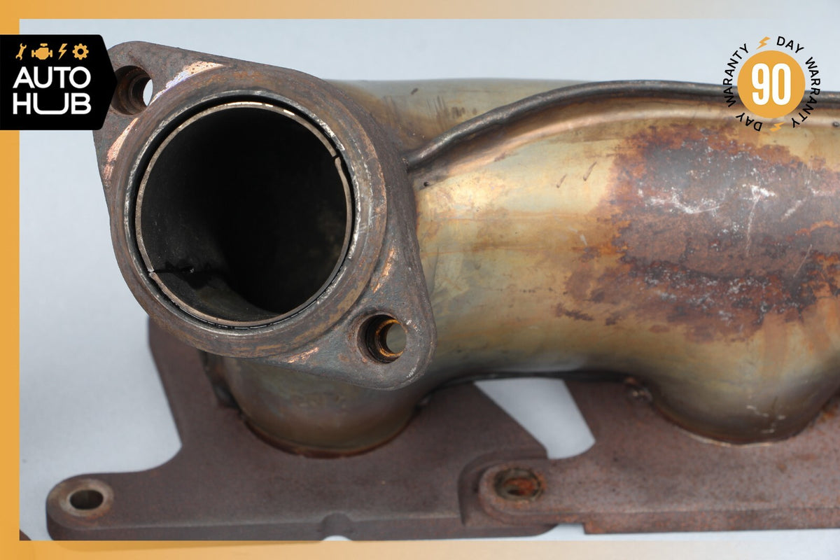 06-12 Mercedes W211 E350 C300 M272 Left & Right Exhaust Manifold Header Set OEM - photo 4