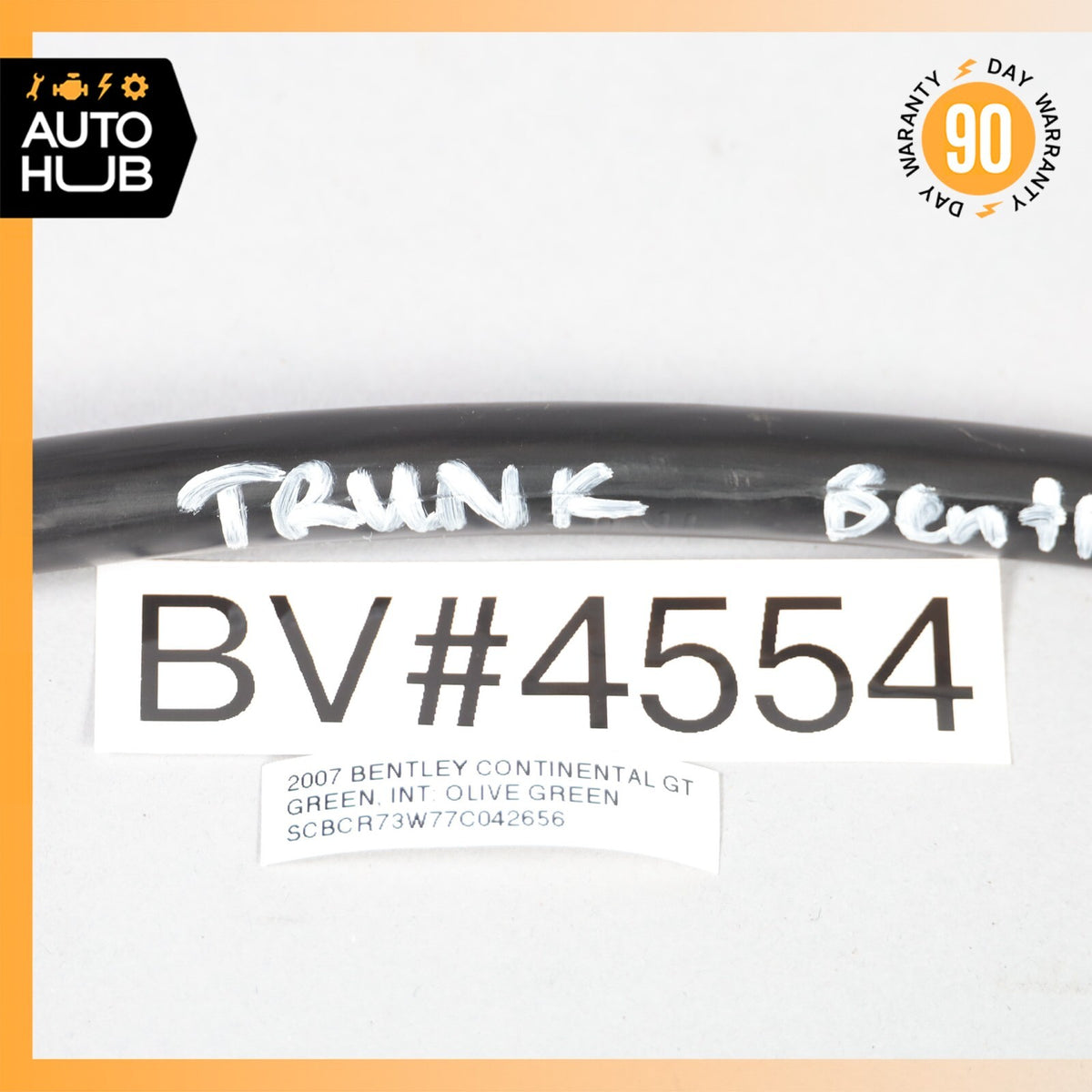 03-10 Bentley Continental GT Coupe Positive Battery Cable Harness OEM - photo 11