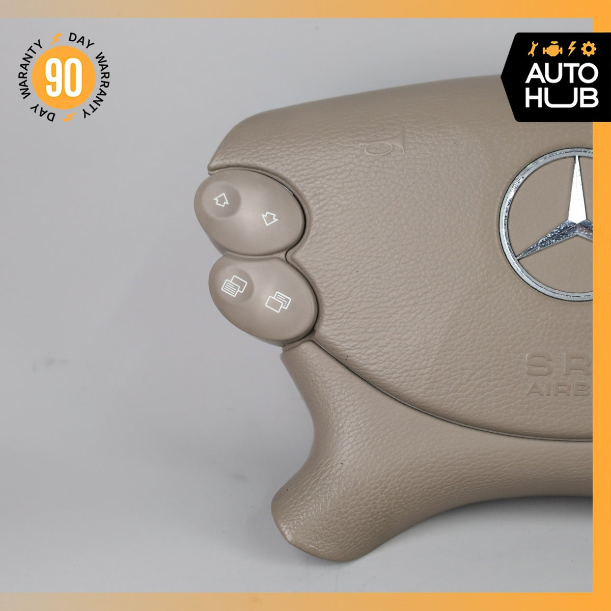 Mercedes R230 SL550 SL55 AMG CLK550 Steering Wheel Airbag Air Bag Beige OEM - photo 3