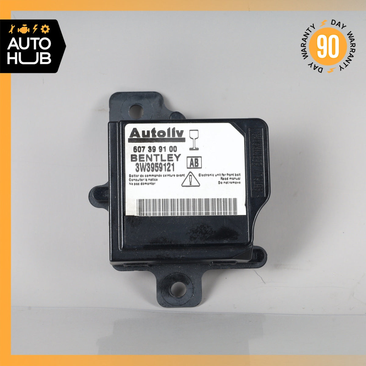 03-10 Bentley Continental GTC GT Safety Bag Sensor SRS Control Module OEM 40k - photo 5