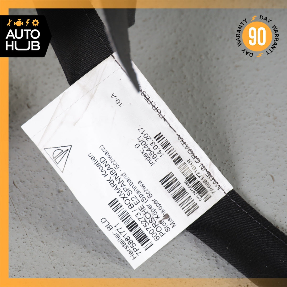 15-18 Porsche Macan 95B Front Right Side Seat Upper Cushion Leather Black OEM - photo 18