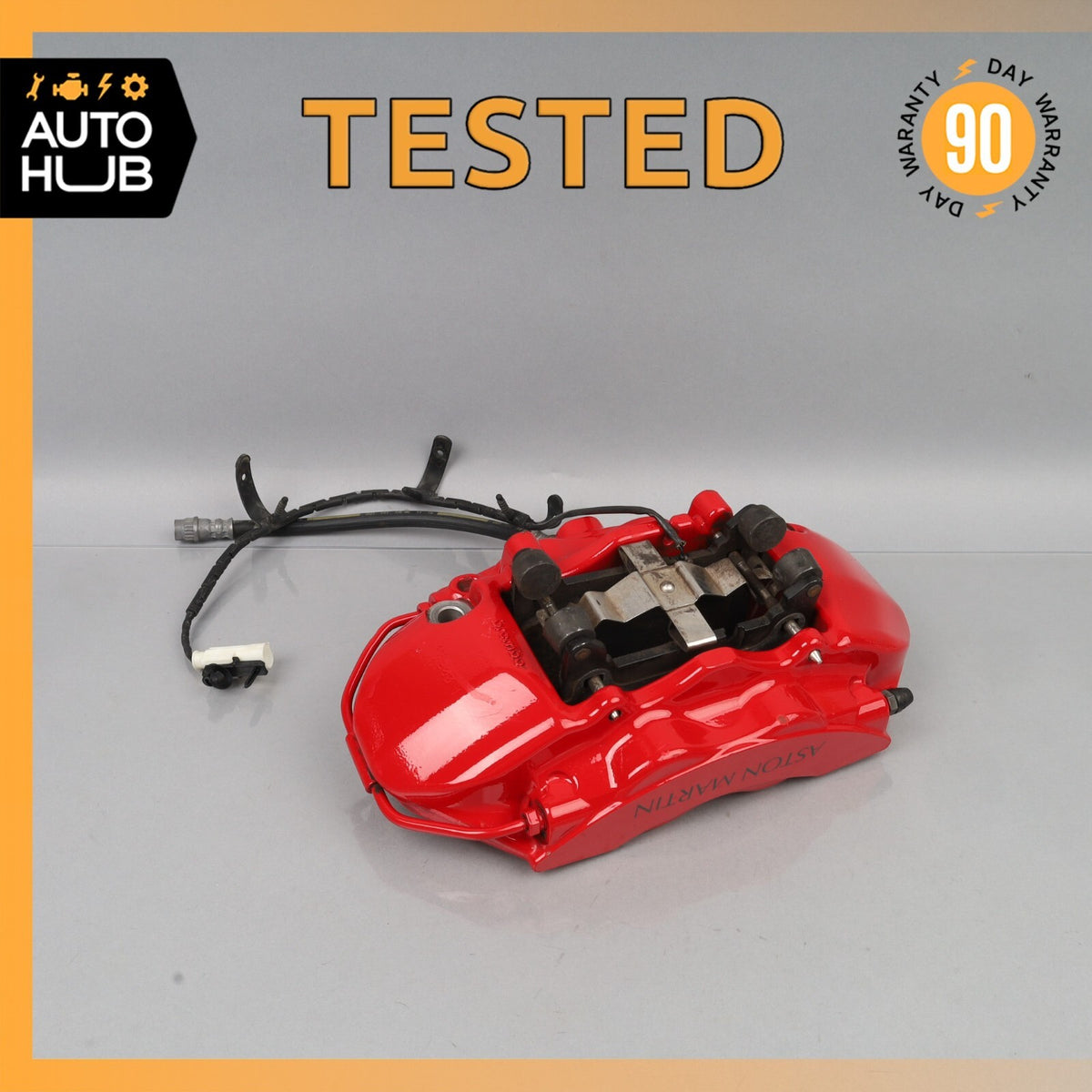 Aston Martin DB11 Rear Left Driver Side Brake Caliper Brembo Red OEM - photo 1