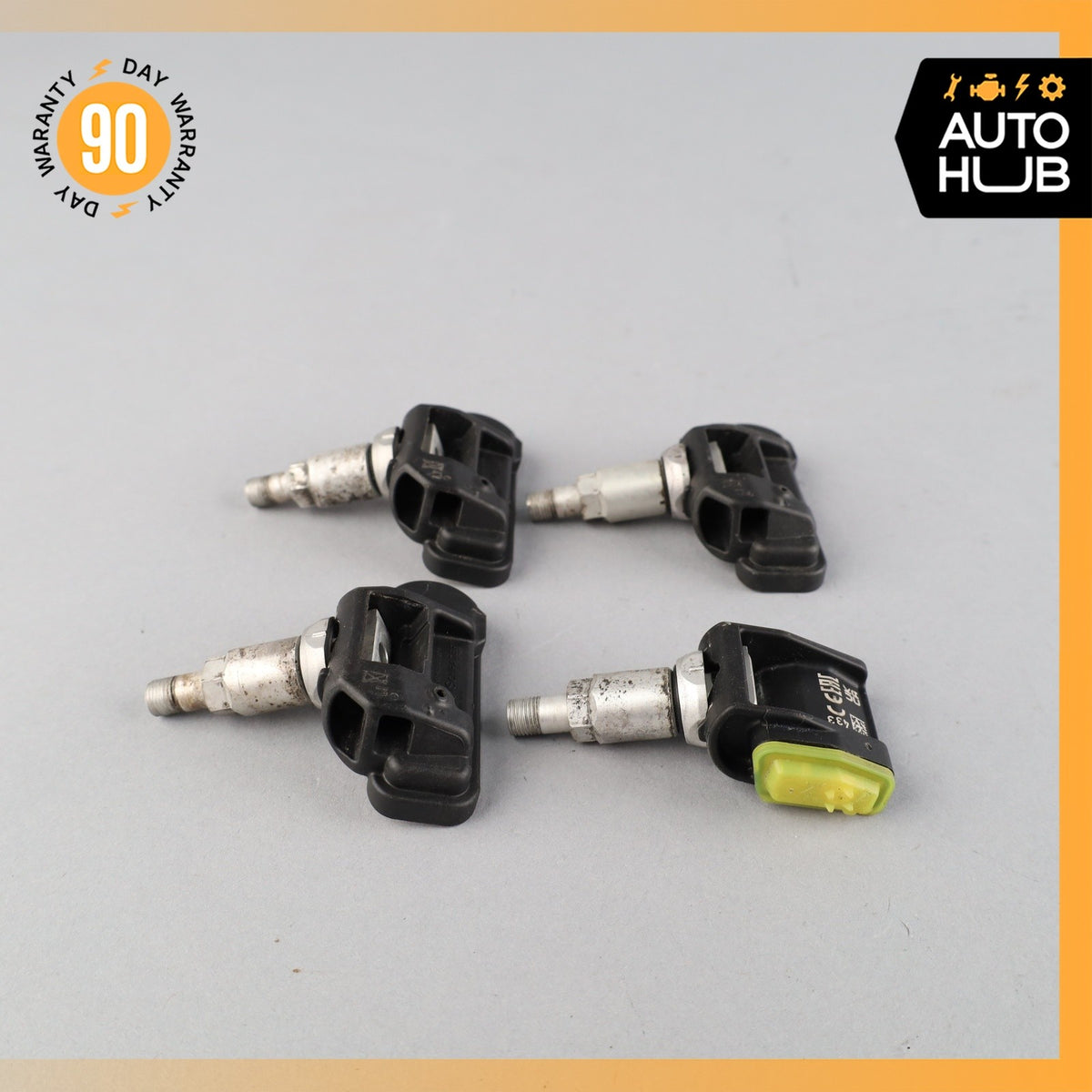 12-18 Mercedes W217 S550 GLK350 TPMS Tire Pressure Sensor 433 MHZ Set of 4 OEM - photo 5