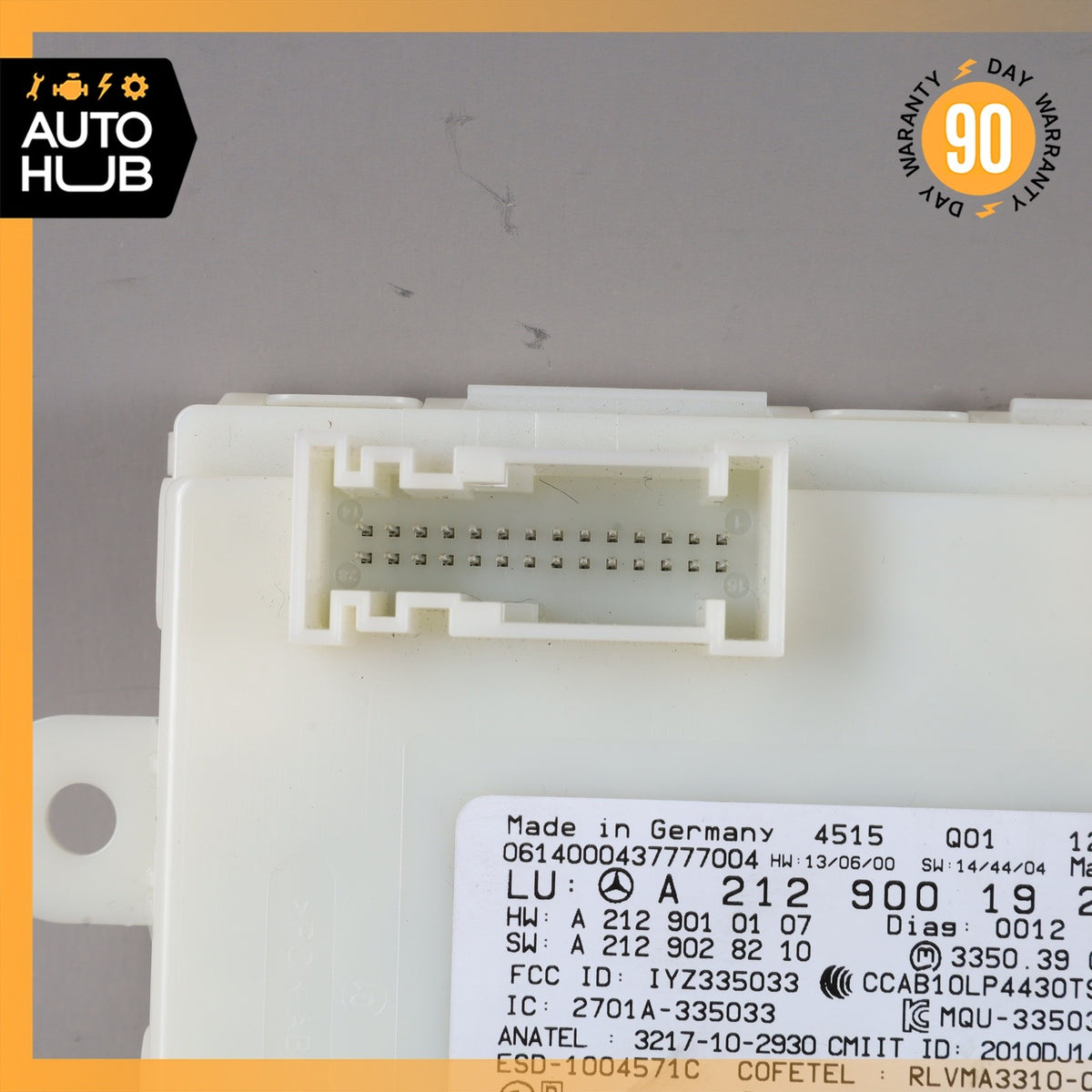 13-20 Mercedes W207 E400 CLS400 SL550 E550 Keyless Go Entry Control Module OEM - photo 4