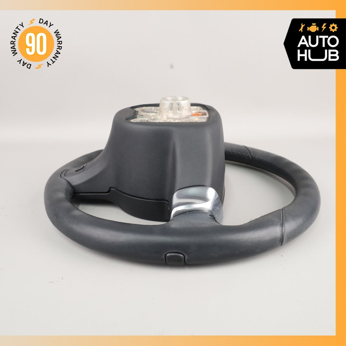 11-14 Porsche Cayenne 958 Steering Wheel w/ Paddle Shifters Black OEM - photo 16