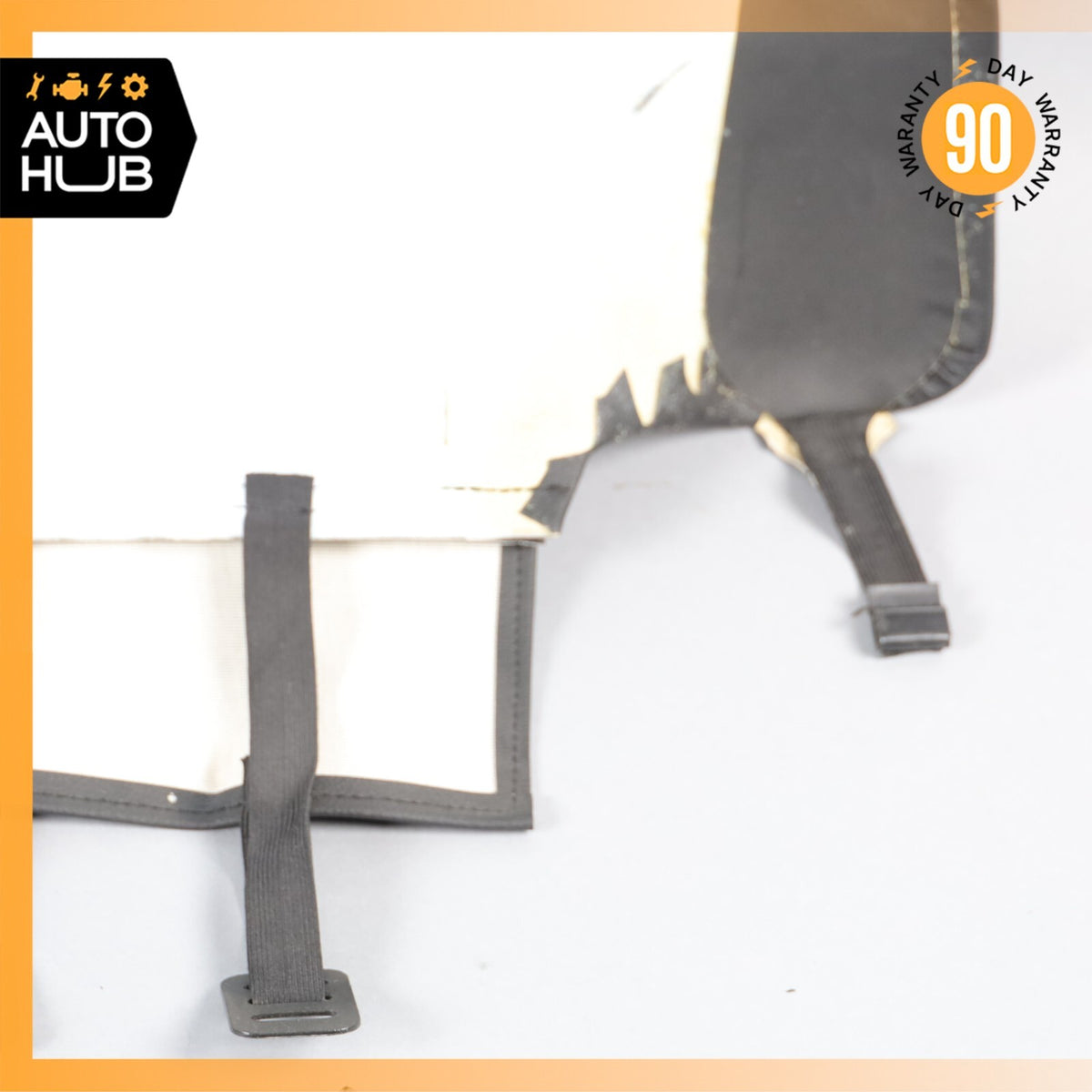 14-22 Maserati Ghibli M157 Front Left Side Seat Back Cover Black OEM - photo 16