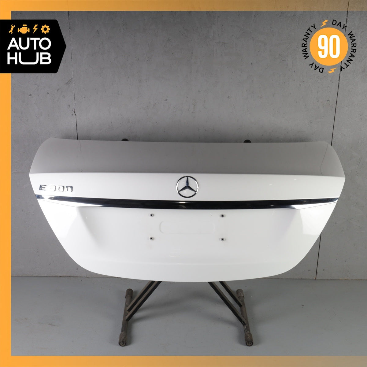 17-20 Mercedes W213 E300 E450 Trunk Lid Panel Assembly White OEM 89k - photo 2