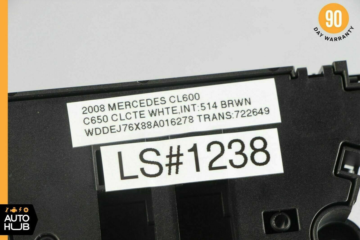 07-14 Mercedes W216 CL600 S400 S550 Front Right Side Seat Control Switch OEM - photo 12
