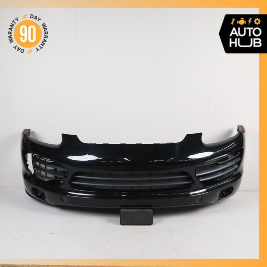 11-14 Porsche Cayenne 958 Front Bumper Cover Assembly Black OEM - photo 1