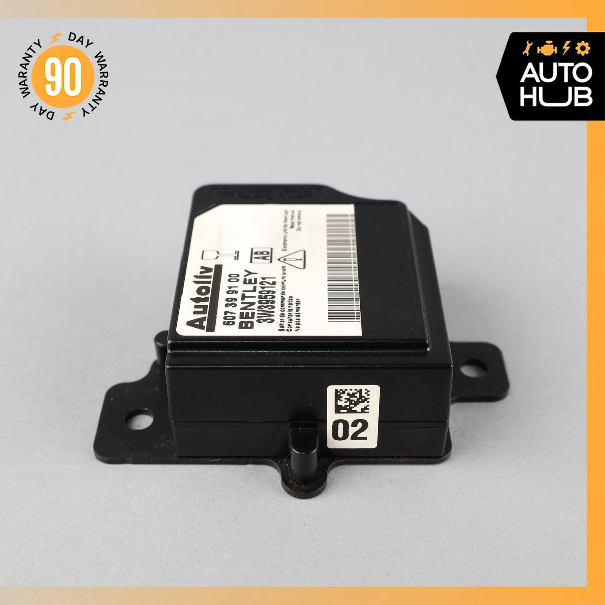 03-10 Bentley Continental GTC GT Safety Bag Sensor SRS Control Module OEM 43k - photo 4
