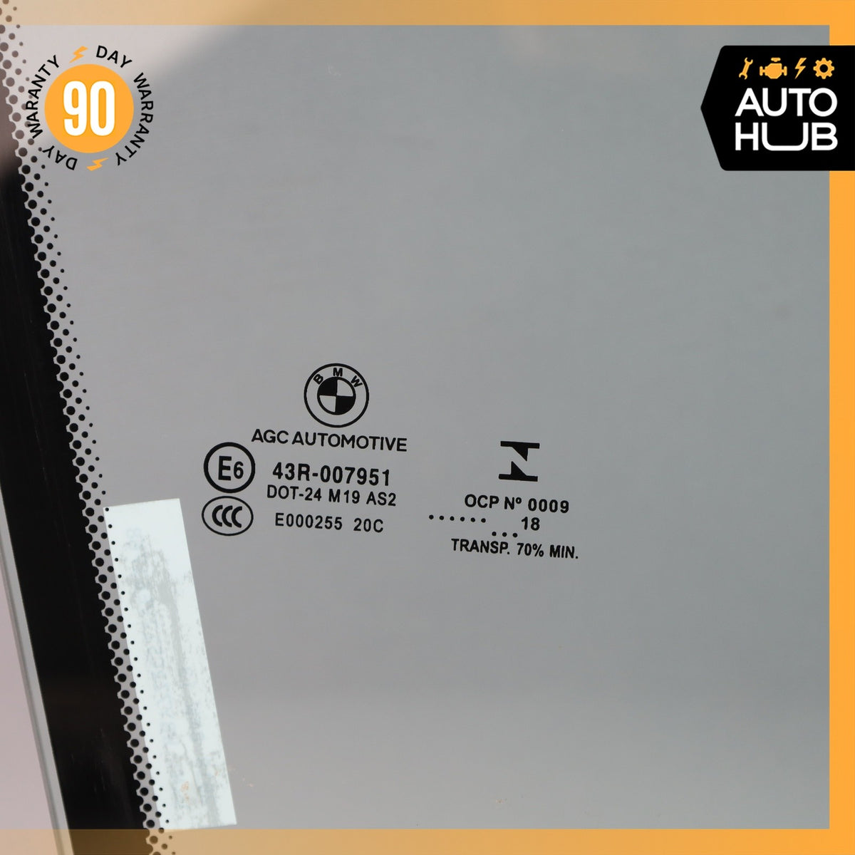 BMW i3 I01 Front Right Passenger Side Door Window Glass 7290860 OEM - photo 11