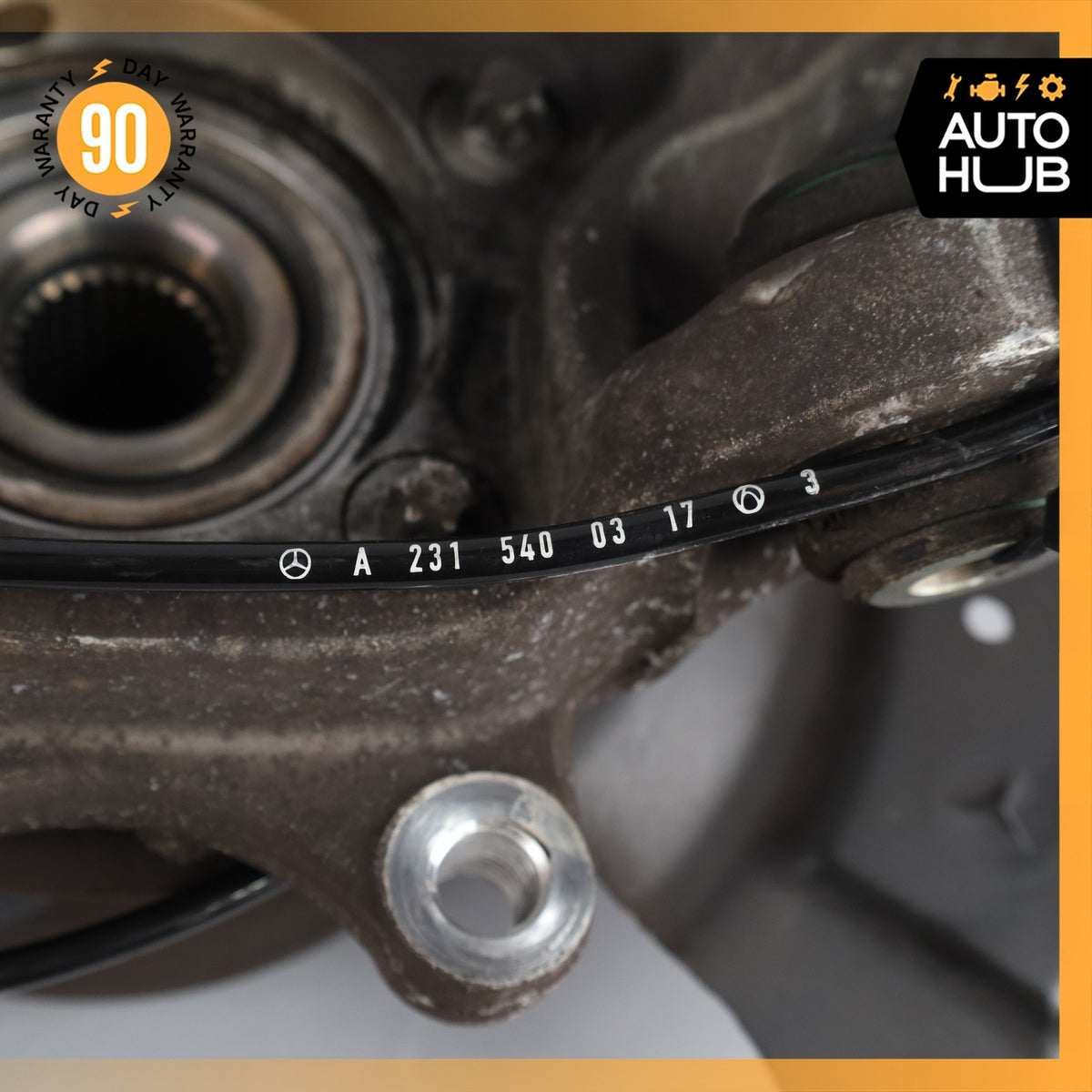 Mercedes R231 SL400 SL550 Rear Left Wheel Carrier Spindle Knuckle Hub OEM 54k - photo 10