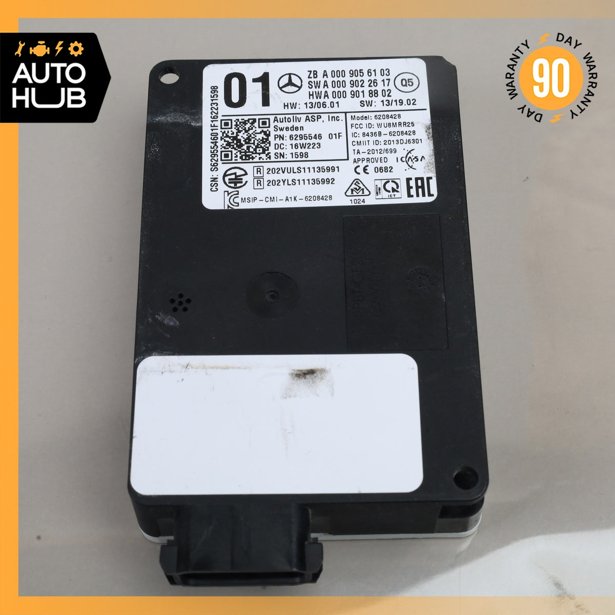 Mercedes W205 C300 Rear Bumper Blind Spot Radar Distance Sensor Module OEM - photo 3