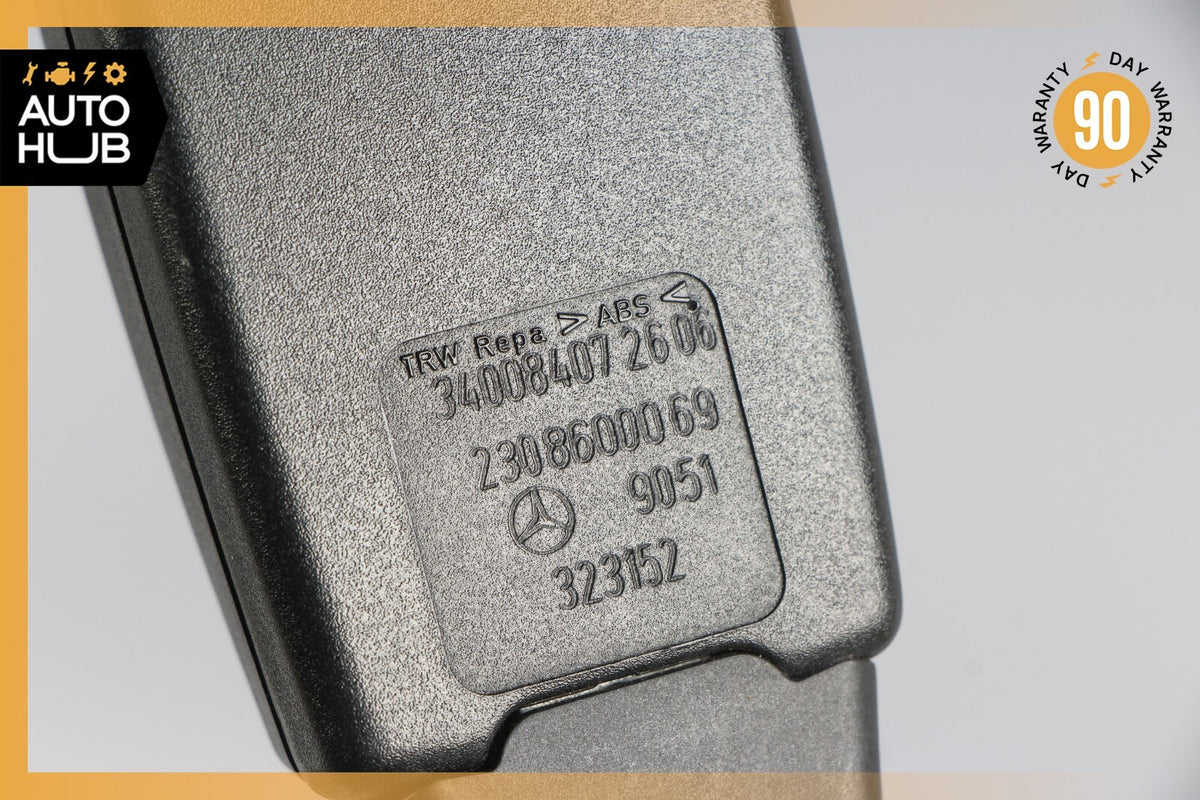 03-08 Mercedes R230 SL600 SL55 AMG SL550 Left or Right Seat Belt Buckle OEM - photo 9