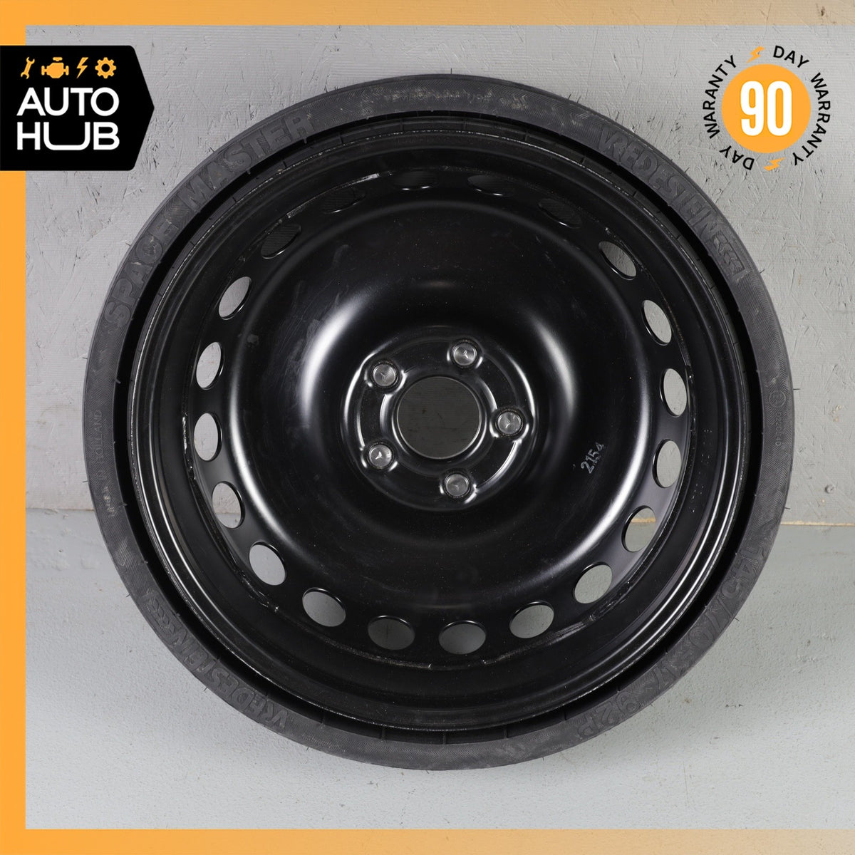 Mercedes R171 SLK280 CLK55 AMG Emergency Spare Tire Wheel Donut Rim 17 17" OEM - photo 15