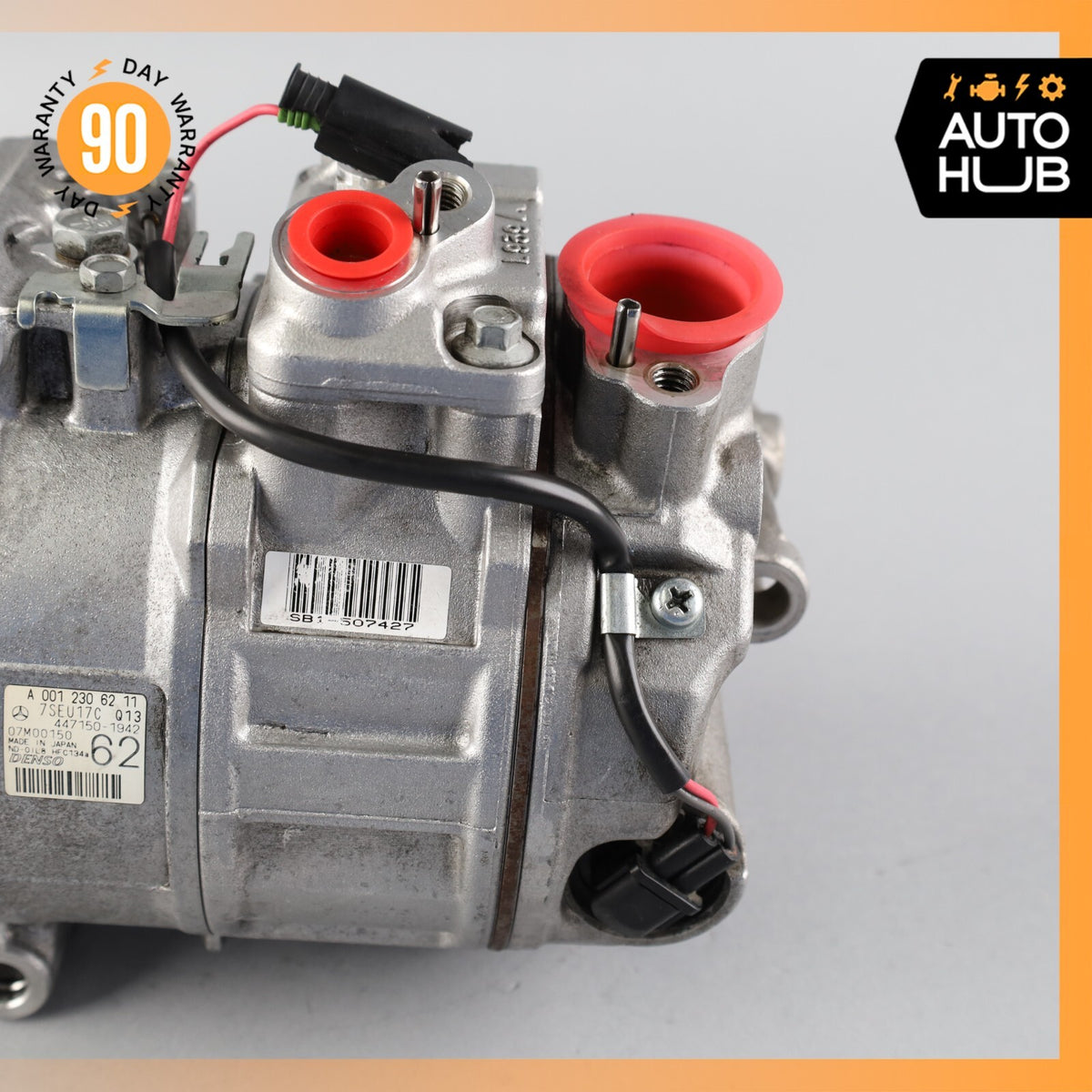 07-12 Mercedes R230 SL550 M273 A/C Air Conditioning Compressor 0012306211 OEM - photo 5