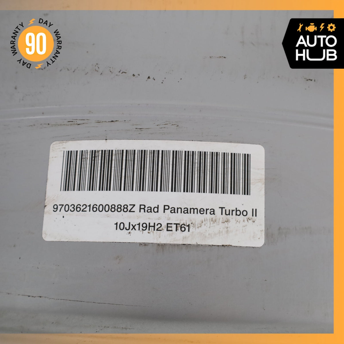 10-16 Porsche Panamera 970 4 10 X 19 19" Rear Wheel Rim 97036216008 OEM - photo 13
