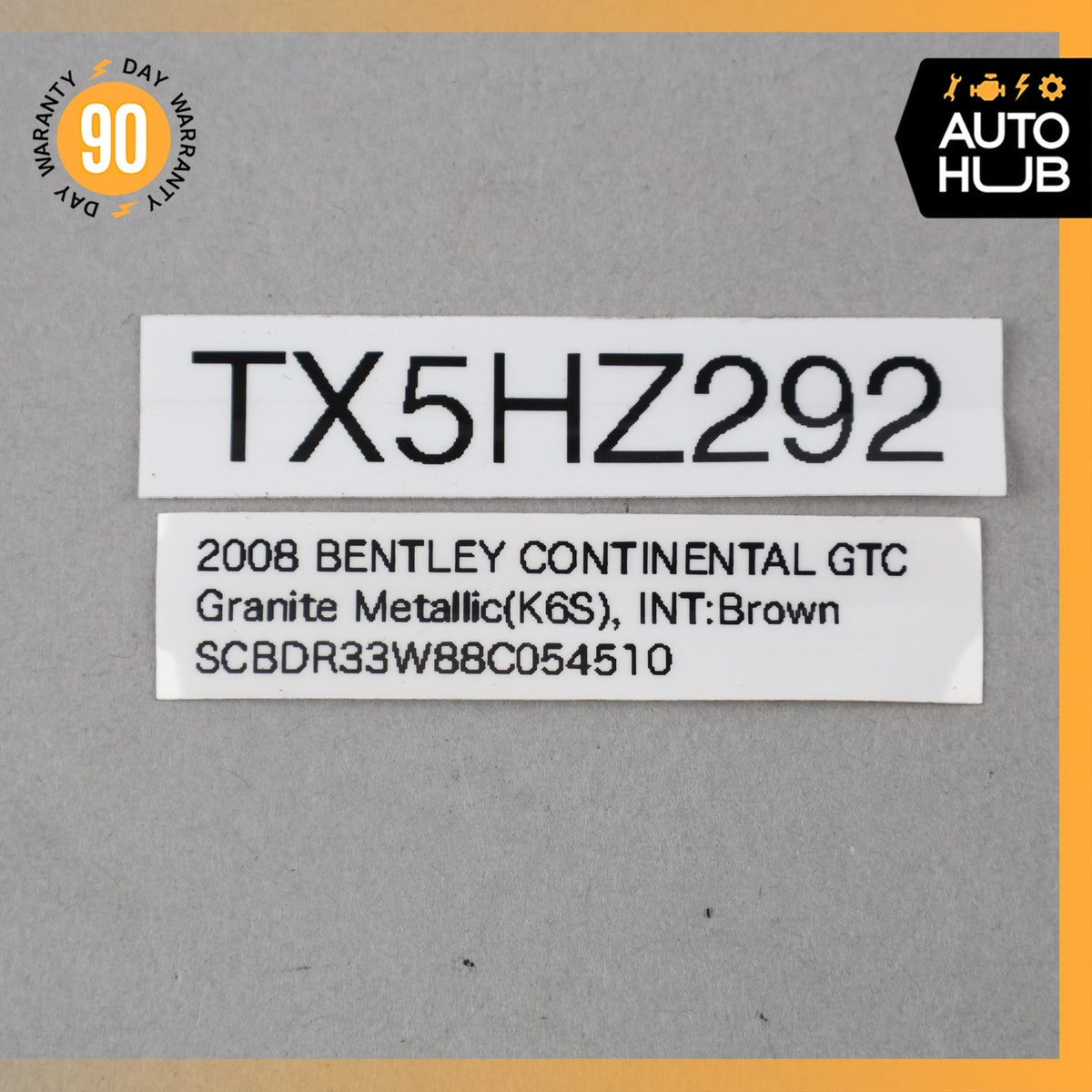 Bentley Continental GTC GT MAF Mass Air Flow Sensor 07D906461 OEM 43k - photo 11