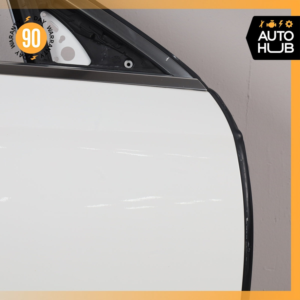 17-23 Mercedes W213 E300 E400 Front Right Passenger Side Door Shell White OEM - photo 5