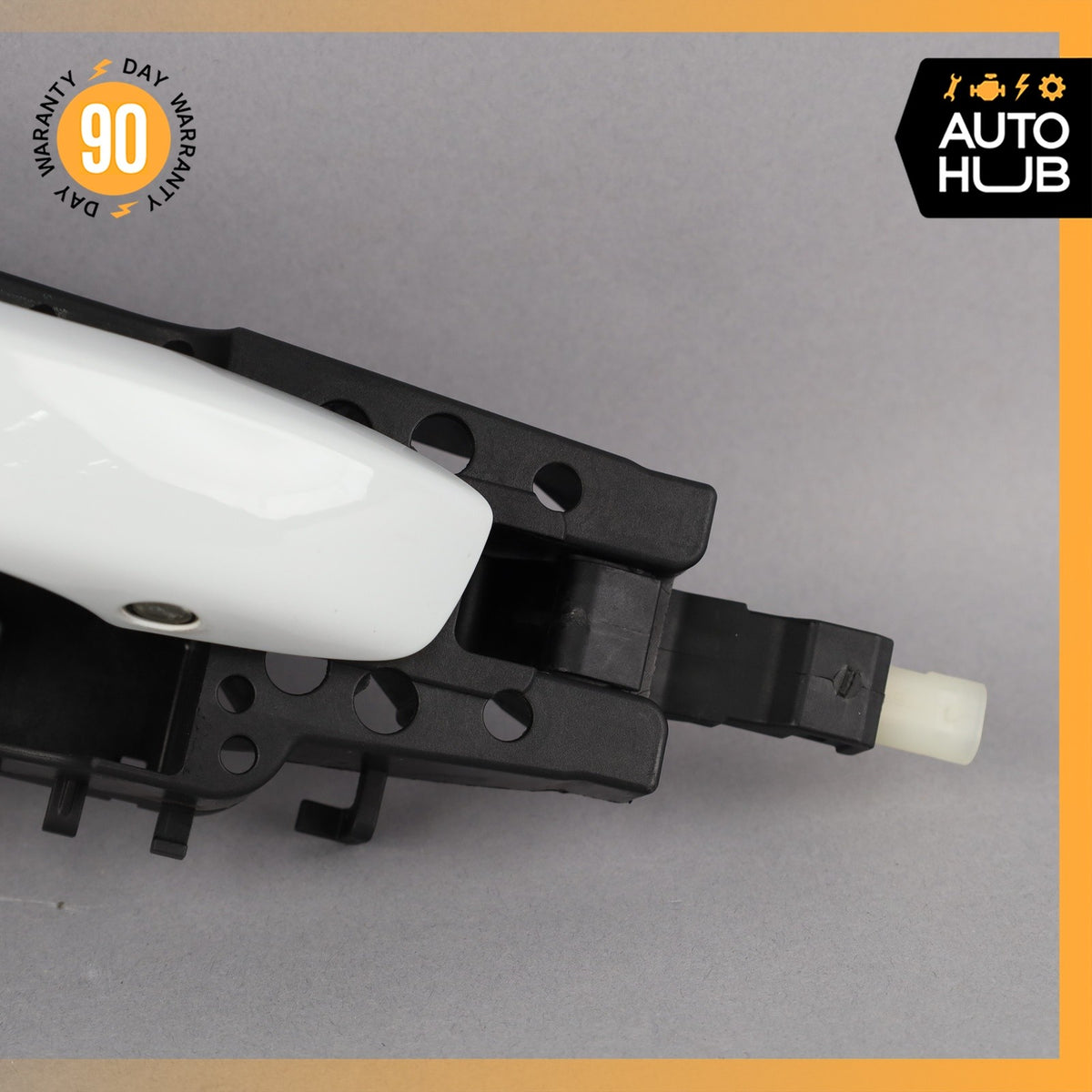 17-19 Audi 4M Q7 Right Passenger Side Exterior Door Handle White OEM 87k - photo 5