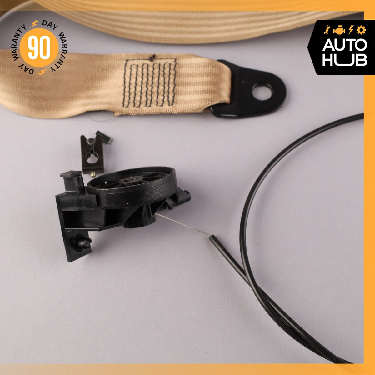 99-04 Bentley Arnage / RR Seraph Front Right Side Seat Belt Retractor Beige OEM - photo 15