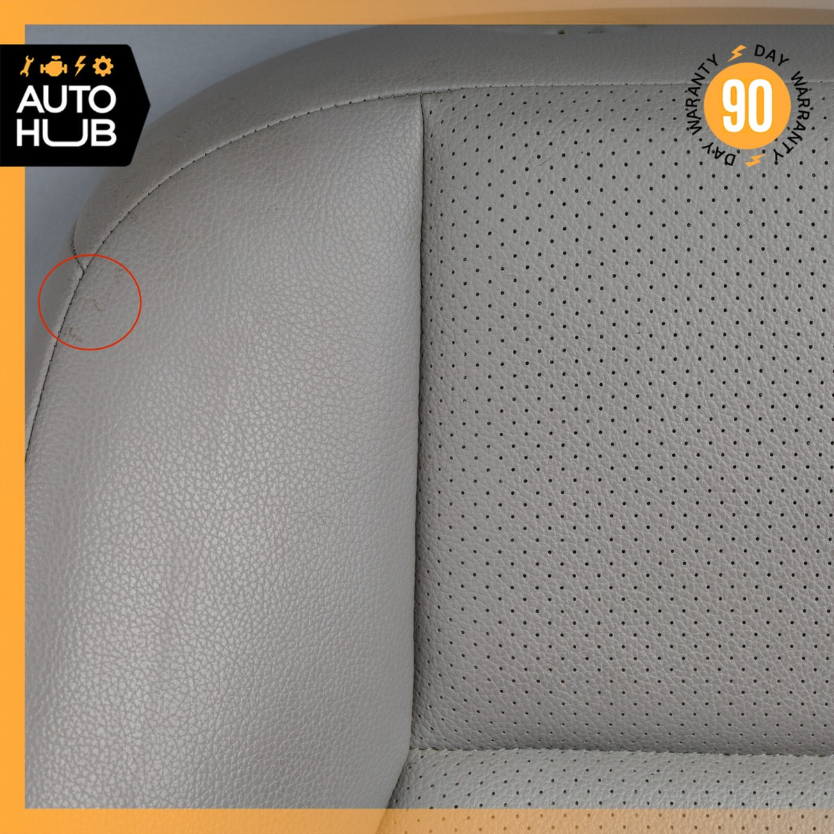 08-11 Mercedes W204 C350 C300 Front Right Side Seat Cushion Top Upper Gray OEM - photo 4