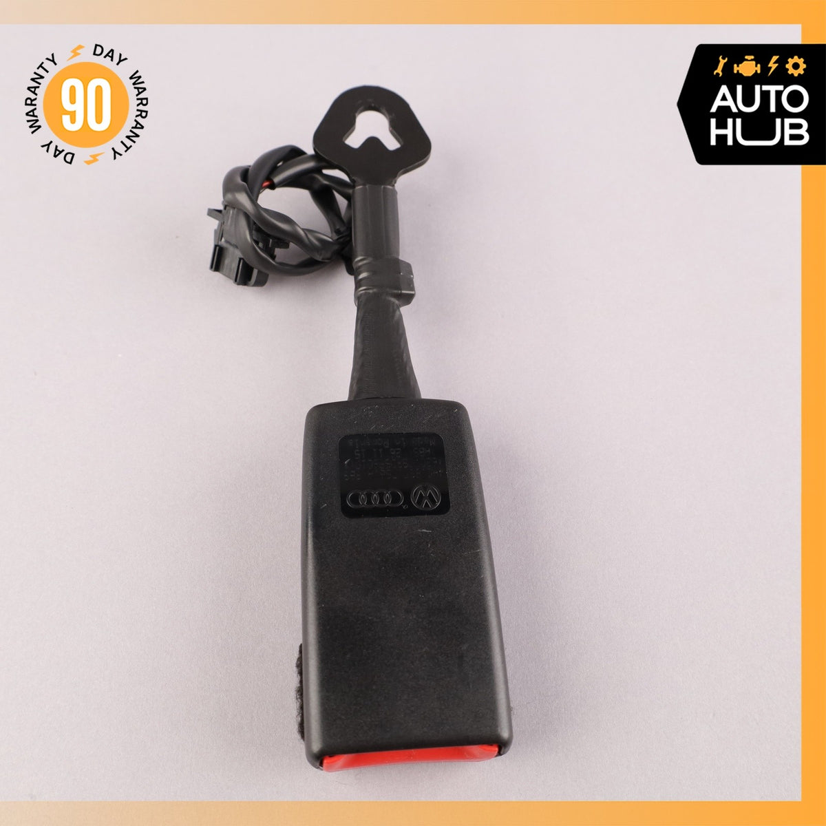 11-18 Audi D4 A8 Front Right Seat Belt Seatbelt Buckle OEM - photo 8