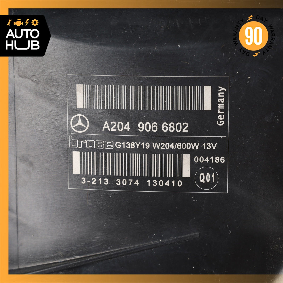 08-20 Mercedes X204 GLK350 C350 Engine Radiator Cooling Fan Motor Assembly OEM - photo 9