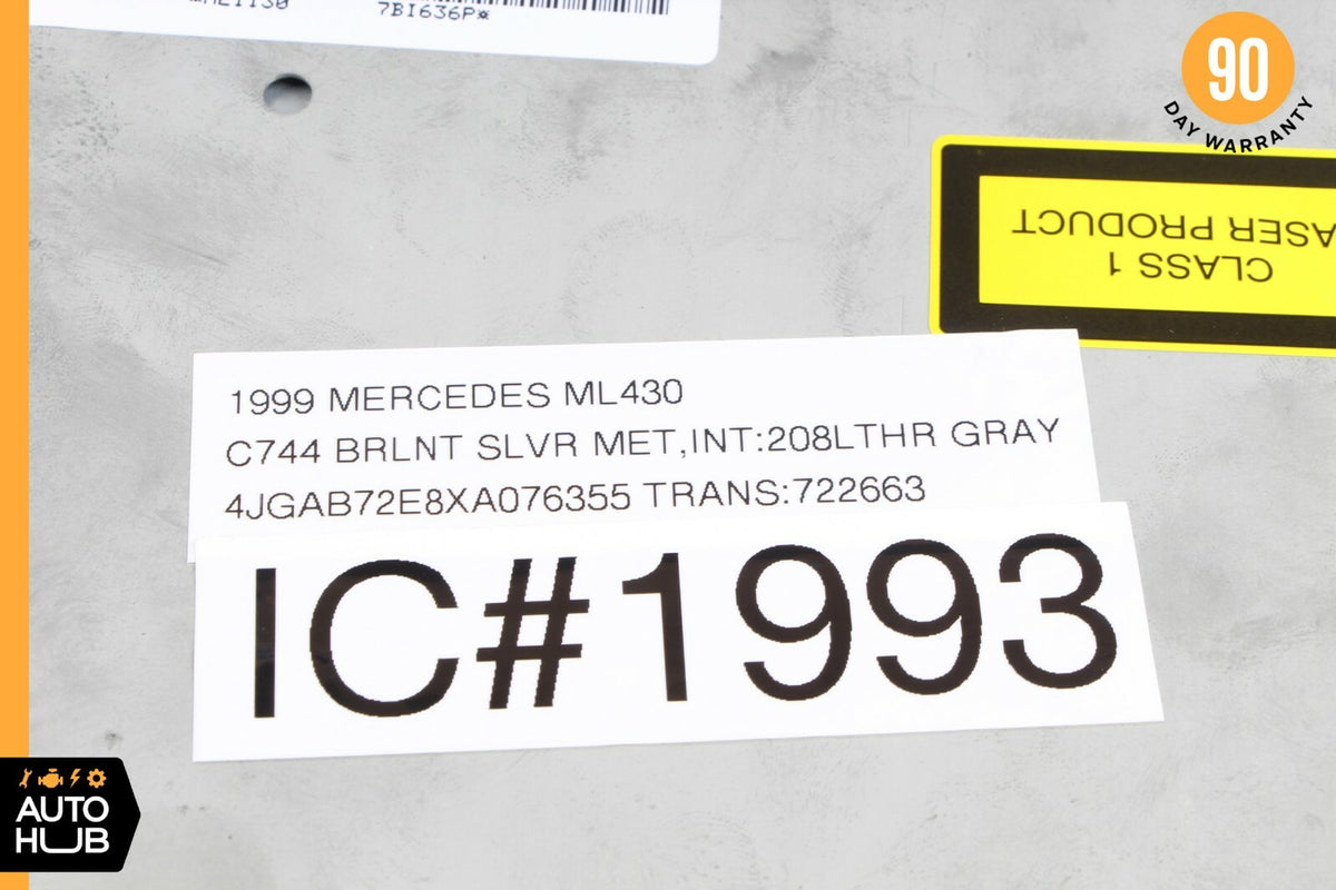 98-99 Mercedes W163 ML320 ML430 Navigation Unit Module Disc Player Q6460001 OEM - photo 9