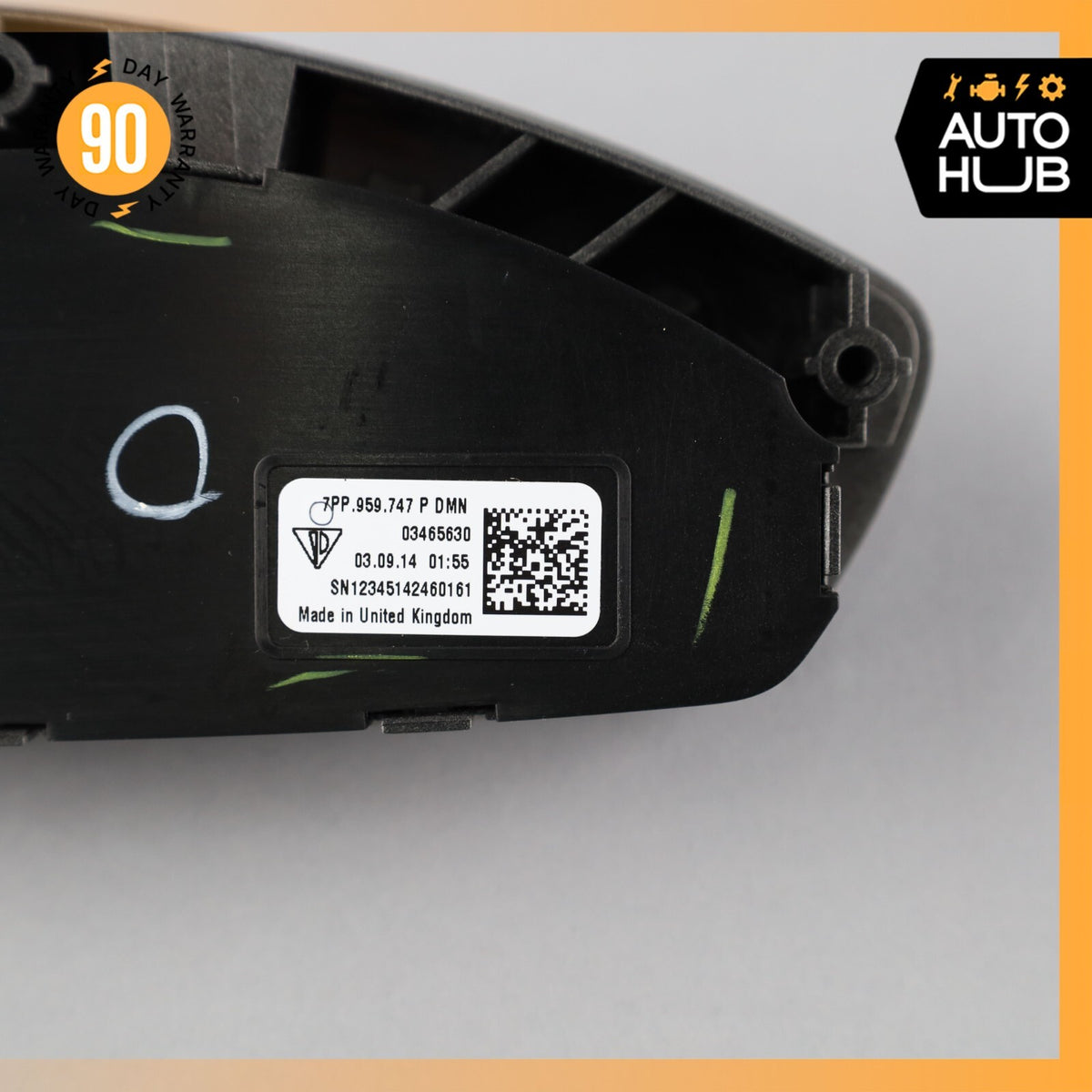 11-18 Porsche Cayenne 958 Front Left Driver Side Seat Control Switch OEM 39k - photo 8