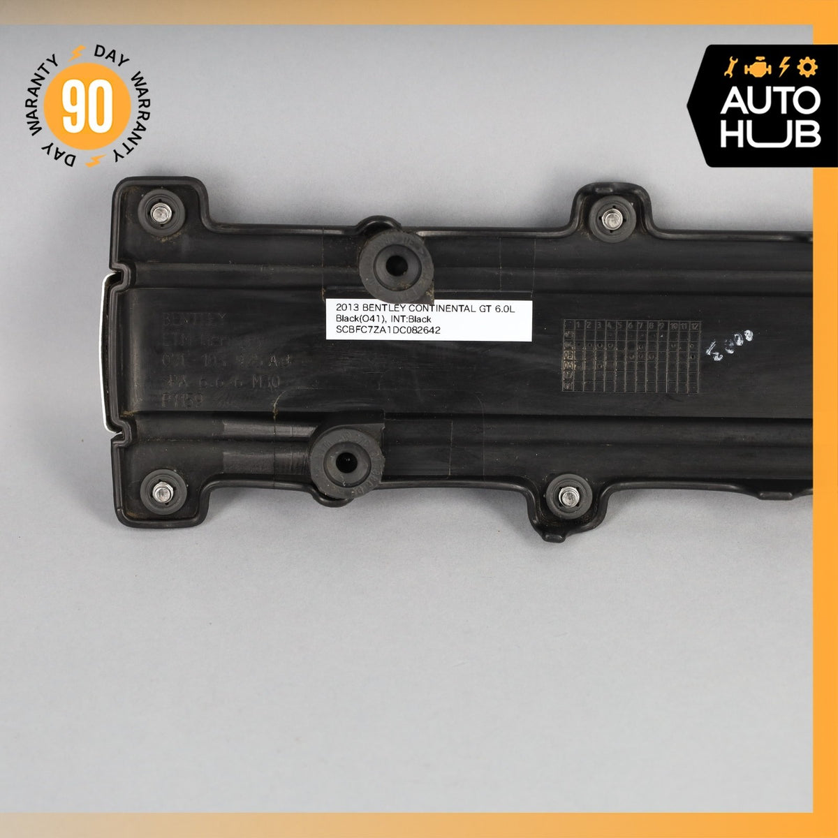 03-13 Bentley Continental GT GTC Flying Spur Top Center Engine Cover Plate OEM - photo 11
