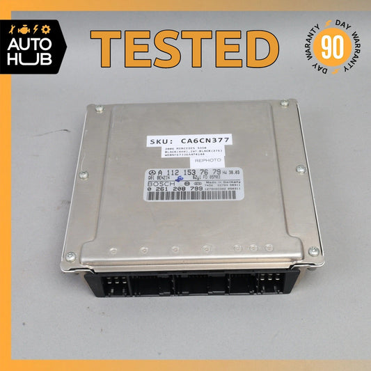 2006 Mercedes W220 S350 ECU Engine Control Module Unit 1121537679 OEM - photo 1