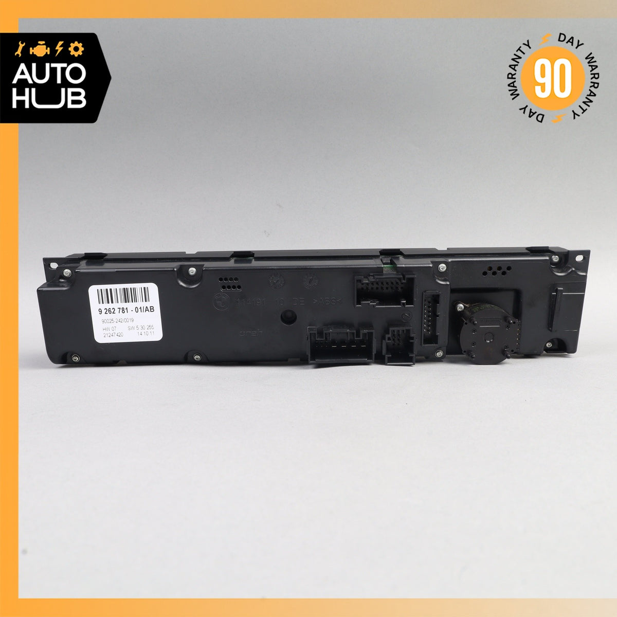 07-13 BMW E70 X5 Dashboard A/C Climate Control Switch Panel OEM - photo 7