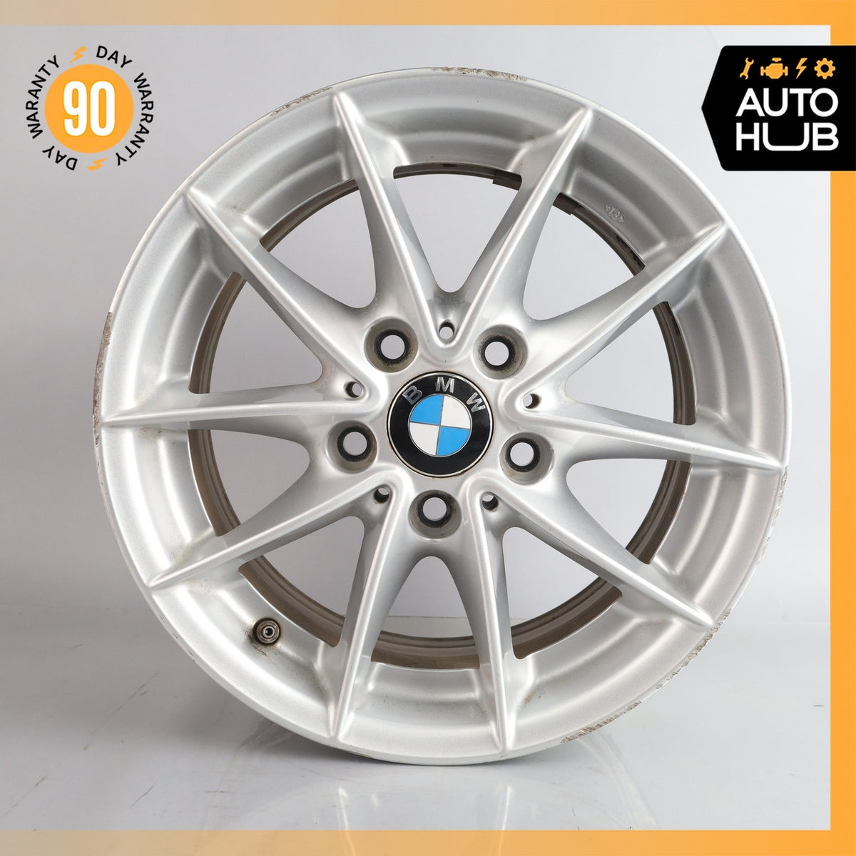 BMW E88 128i 135i 7 x 16 16" Style 360 Wheel Rim Silver 36116795207 OEM - photo 1