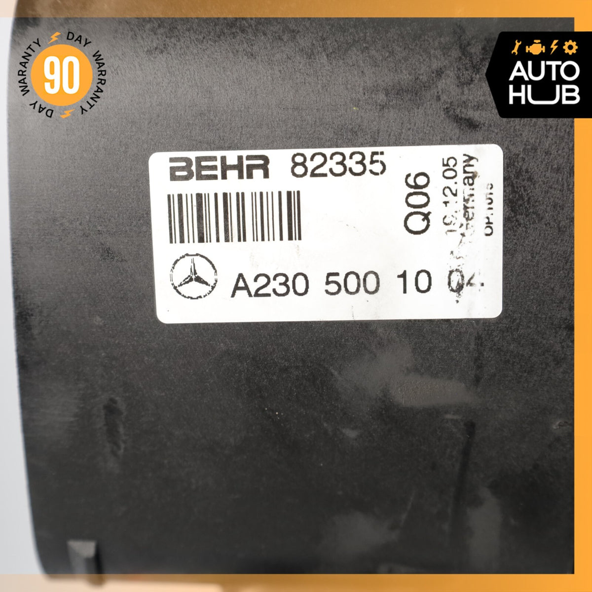 03-06 Mercedes R230 SL500 Cooling Radiator A/C Condensor Oil Cooler OEM - photo 13
