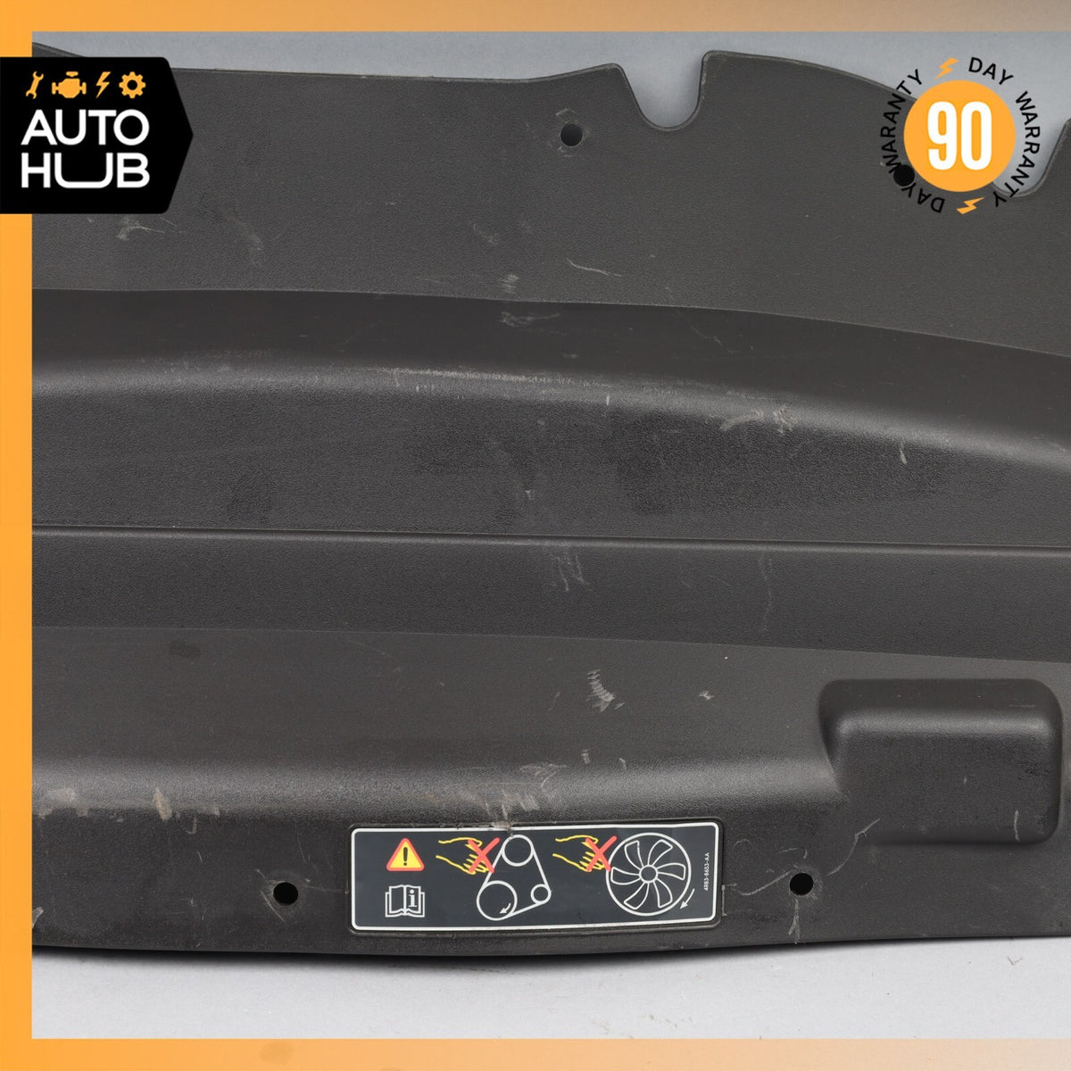 07-15 Jaguar X150 XK XKR Engine Radiator Upper Deflector Shield OEM - photo 3