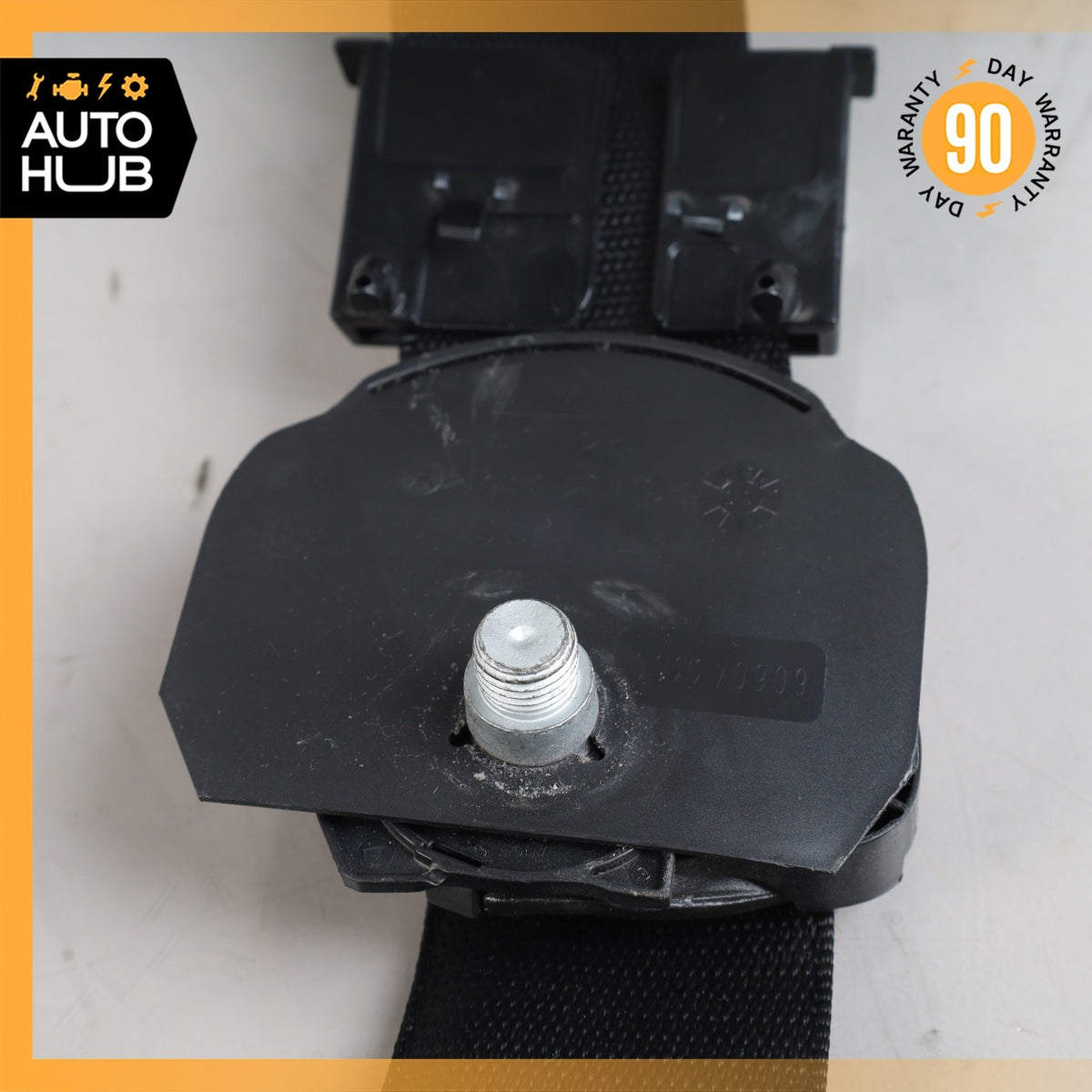 07-09 Mercedes W211 E350 CLS550 E550 Front Left Driver Side Seat Belt Black OEM - photo 6