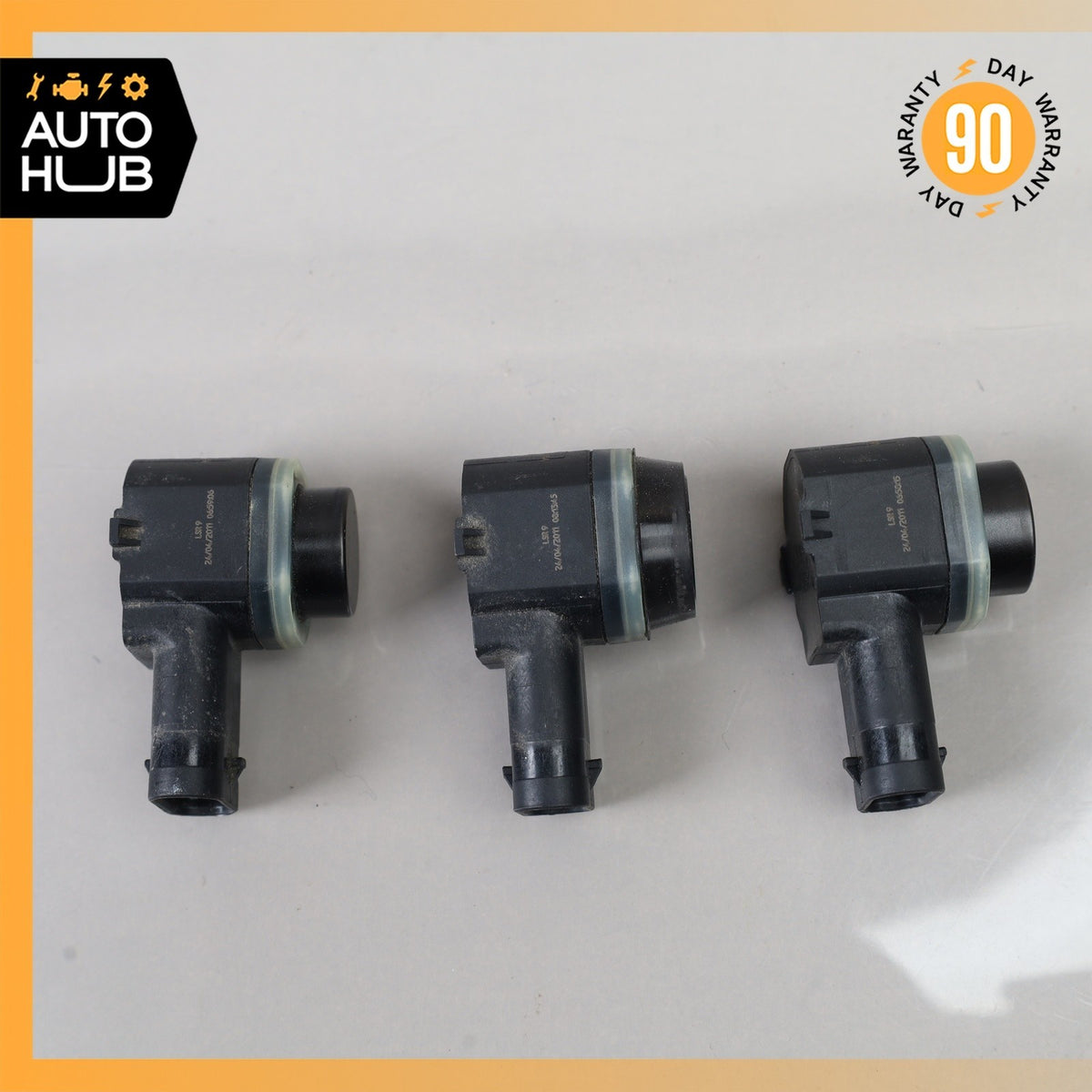 Porsche Cayenne Panamera Front or Rear Bumper Parking Sensor PDC Set of 3 OEM - photo 3