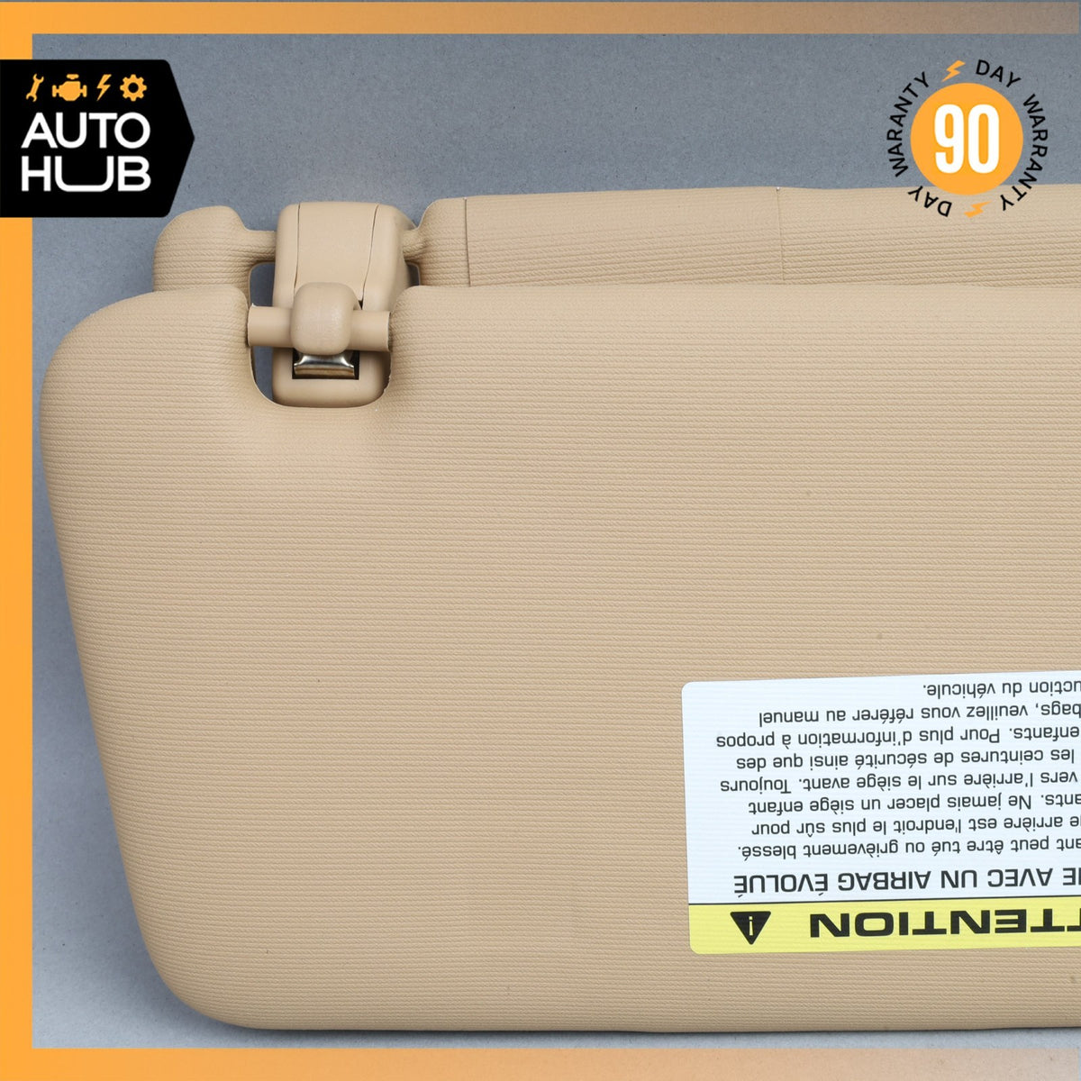 15-18 Porsche Cayenne 958 Sun Visor Sunvisor Front Left Luxor Beige OEM - photo 17
