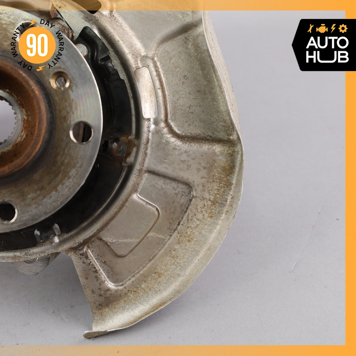 14-18 BMW F15 X5 Rear Right Passenger Spindle Knuckle Hub w/ Shield OEM - photo 5
