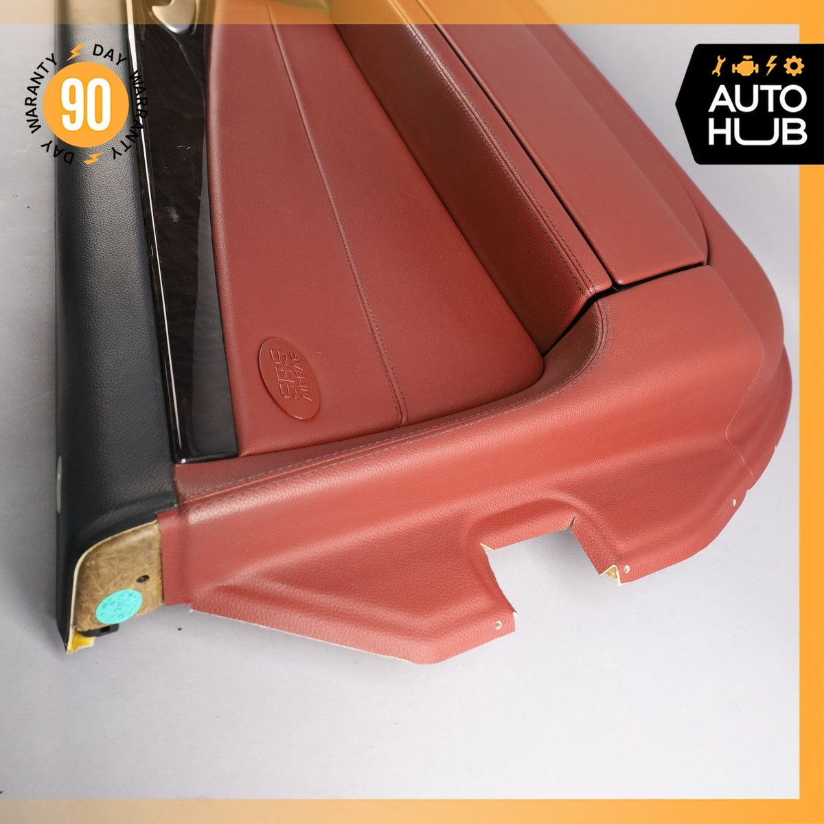 09-12 Mercedes R230 SL550 Interior Door Panel Left Driver Side Red OEM 62k - photo 15