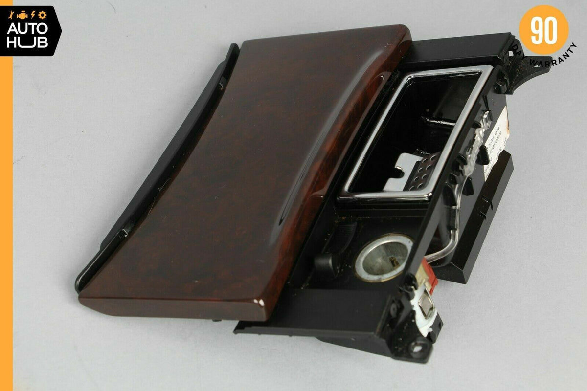 07-14 Mercedes W216 CL63 AMG CL550 Center Console Ash Tray Ashtray Trim Wood OEM - photo 3