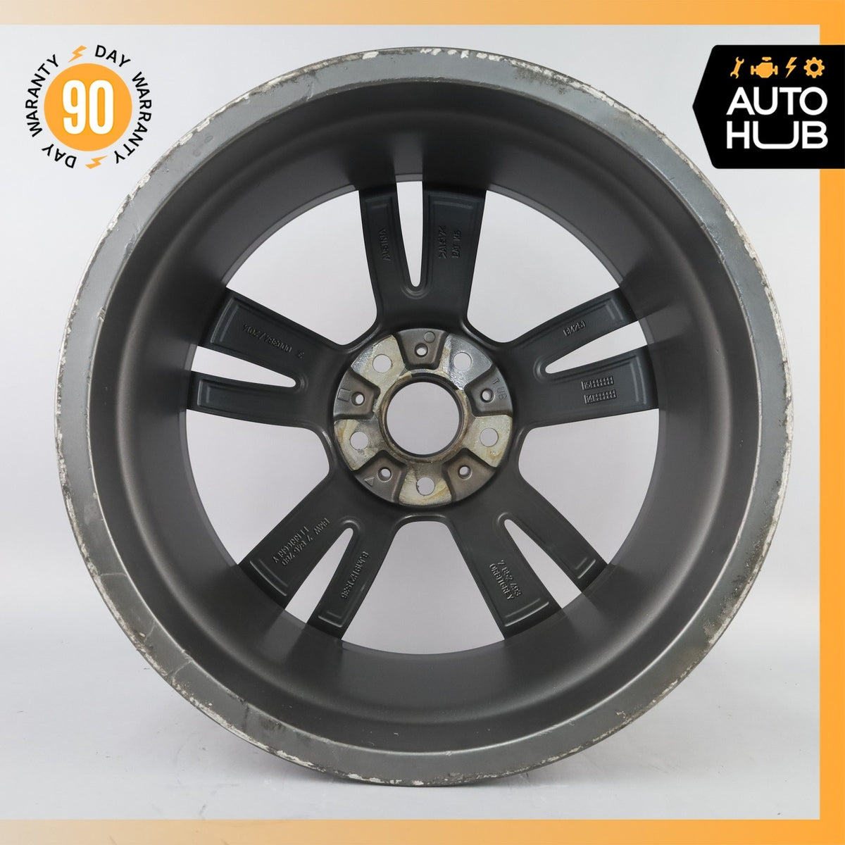 BMW F30 335i 340i 430i 8 x 19 19" Style 442 Front Wheel Rim Polished Gray OEM - photo 8