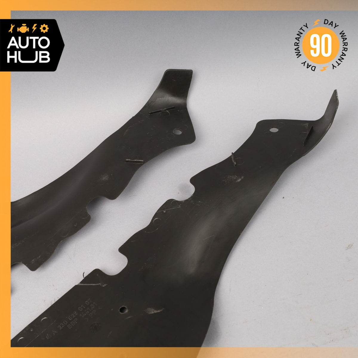 03-08 Mercedes R230 SL500 SL55 AMG Upper Radiator Support Top Cover Set of 2 OEM - photo 8
